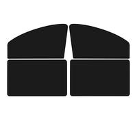 SSYYKJC Parasoles de Ventana Coche para Renault Clio 4 IV dal 2012-2019, Lavable Parasol Ventana de Auto Resistente al Desgaste Parasol Coche,Black-C