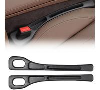 SSYYSS Relleno Huecos Asiento Coche Organizador Lateral para Audi A3 (8L 8P 8V 8Y 1996-2025 2026),Caja Almacenaje Espacio A Prueba Fugas,Car Seat Gap Filler Teléfono,Black