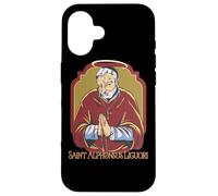 St Alphonsus Liguori Patrono Católico de Abogados Carcasa para iPhone 16
