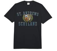 St. Andrews Scotland Crest Envejecido Comfort Colors Adult Heavyweight T-Shirt
