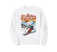 St Anton Austria Esquí Esquí Retro Esquí Sudadera