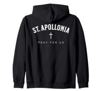 St. Apollonia Catholic Patron Christian Saint Sudadera con Capucha
