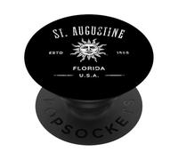 St Augustine Florida - Recuerdo de diseño Envejecido Vintage PopSockets PopGrip Adhesivo