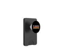 St Augustine Florida Retro Rayas Vintage Ciudad Costera PopSockets PopWallet para MagSafe