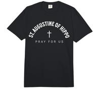 St. Augustine of Hippo Catholic Patron Christian Saint Comfort Colors Adult Heavyweight T-Shirt