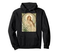 St Brigid Y Snowdrops Un Contemplativo Tranquilo Sudadera con Capucha