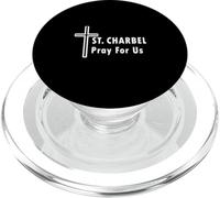 St. Charbel Ore por Nosotros Milagros de Sanación de Santos Católicos PopSockets PopGrip para MagSafe
