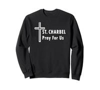 St. Charbel Ore por Nosotros Milagros de Sanación de Santos Católicos Sudadera