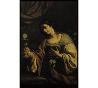 St. Clara An Allegory of Faith Renaissance Theme Cover Blank Lined 6'' x 9'' Softcover Notebook Journal 120 pages