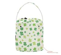 St Clover - Bolsa de almacenamiento de hilo con agujeros para tejer agujas de tejer estuches para hilos de tejer