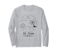 St. Croix U.S.V.I. vacaciones de recuerdo en Isla Vírgenes de EE. UU Manga Larga