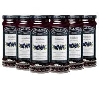 St Dalfour ARÁNDANO | Fruta triturada | Mermelada natural | Caja 6 frascos x 284gr | 100% fruta sin azúcares añadidos