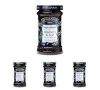 St Dalfour SUPERFRUITS ARÁNDANO & AÇAI | Fruta triturada | Mermelada natural 340gr | 100% fruta sin azúcares añadidos (Paquete de 4)