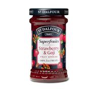 St Dalfour SUPERFRUITS FRESA & GOJI | Fruta triturada | Mermelada natural 340gr | 100% fruta sin azúcares añadidos