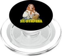 ST DYMPHNA Patrona de la Salud Mental Inspiradora PopSockets PopGrip para MagSafe