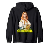 ST DYMPHNA Patrona de la Salud Mental Inspiradora Sudadera con Capucha