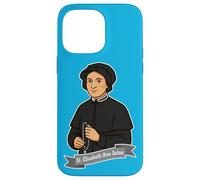 St Elizabeth Ann Seton Católica Convertida Patrona Viudas Carcasa para iPhone 14 Pro Max