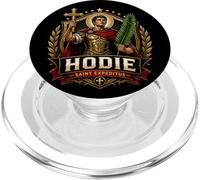 St Expeditus Expedite Expedito Hodie Patrono católico PopSockets PopGrip para MagSafe