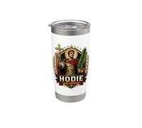 St Expeditus Expedite Expedito Hodie Patrono católico Vaso térmico de acero inoxidable de doble pared