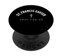 St. Francis Xavier Catholic Patron Christian Saint PopSockets PopGrip Adhesivo
