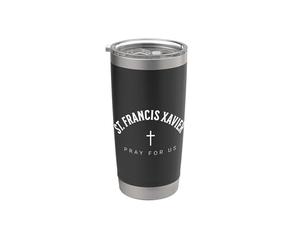 St. Francis Xavier Catholic Patron Christian Saint Vaso térmico de acero inoxidable de doble pared