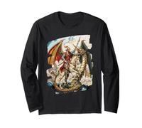 St George Slaying The Dragon Saint Georges Legend Art Manga Larga