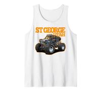 St George Utah Side-by-Side Quad 4x4 ATV Diseño Offroading Camiseta sin Mangas