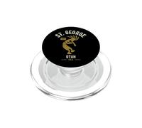 St George Utah USA Dancing Kokopelli Diseño Envejecido PopSockets PopGrip para MagSafe