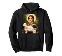 St Germaine Cousin | Regalo Cristiano de diseño de Santo católico Sudadera con Capucha