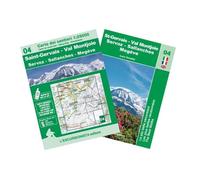 St-Gervais - Val Montjoie - Servoz - Sallanches - Megeve. Guida escursionistica. Ediz. italiana, inglese e francese. Con carta dei sentieri 1:25000 (Le più belle escursioni)