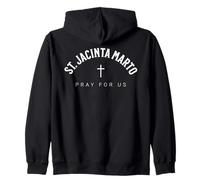 St. Jacinta Marto Catholic Patron Christian Saint Sudadera con Capucha