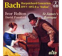 St. James Baroq J.S. Bach Concertos for Harpsichord & Str (CD) (Importación USA)