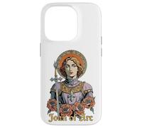 St. Joan of ARC Jeanne d'Arc French History Catholic Faith Carcasa para iPhone 14 Pro