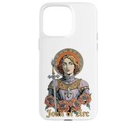 St. Joan of ARC Jeanne d'Arc French History Catholic Faith Carcasa para iPhone 15 Pro MAX