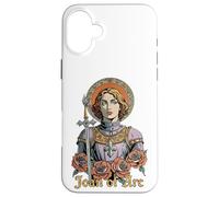 St. Joan of ARC Jeanne d'Arc French History Catholic Faith Carcasa para iPhone 16 Plus