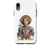 St. Joan of ARC Jeanne d'Arc French History Catholic Faith Carcasa para iPhone XR