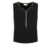 ST. JOHN - Blusa de crepé - Tops - Mujer - Negro - M -