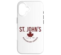 St. Johns Terranova Canadá Orgullo Canadiense Vintage Carcasa para iPhone 16