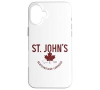 St. Johns Terranova Canadá Orgullo Canadiense Vintage Carcasa para iPhone 16 Plus