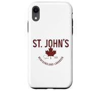 St. Johns Terranova Canadá Orgullo Canadiense Vintage Carcasa para iPhone XR