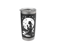 St Kateri Tekakwitha Lirio de San Católico de los Mohawks Vaso térmico de acero inoxidable de doble pared