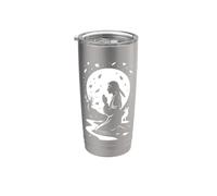 St Kateri Tekakwitha Lirio de San Católico de los Mohawks Vaso térmico de acero inoxidable de doble pared