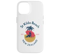 St Kilda Beach Nueva Zelanda Carcasa para iPhone 14
