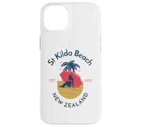 St Kilda Beach Nueva Zelanda Carcasa para iPhone 14 Plus