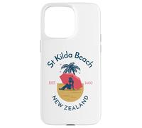 St Kilda Beach Nueva Zelanda Carcasa para iPhone 15 Pro MAX