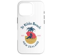 St Kilda Beach Nueva Zelanda Carcasa para iPhone 16 Pro