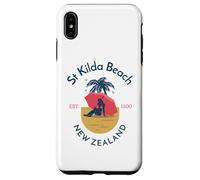 St Kilda Beach Nueva Zelanda Carcasa para iPhone XS MAX