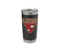 St. Lawrence University Saints Shield Logo Vaso térmico de acero inoxidable de doble pared