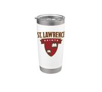 St. Lawrence University Saints Shield Logo Vaso térmico de acero inoxidable de doble pared