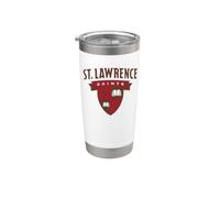 St. Lawrence University Saints Shield Vaso térmico de acero inoxidable de doble pared